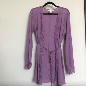 Victoria’s Secret Lavender Robe-Size M/L